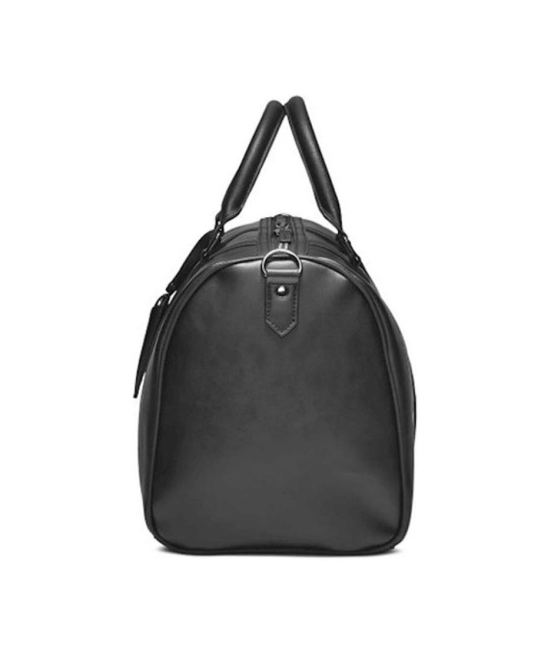 JORDAN Черная дорожная/спортивная сумка из искусственной кожи, фото 3