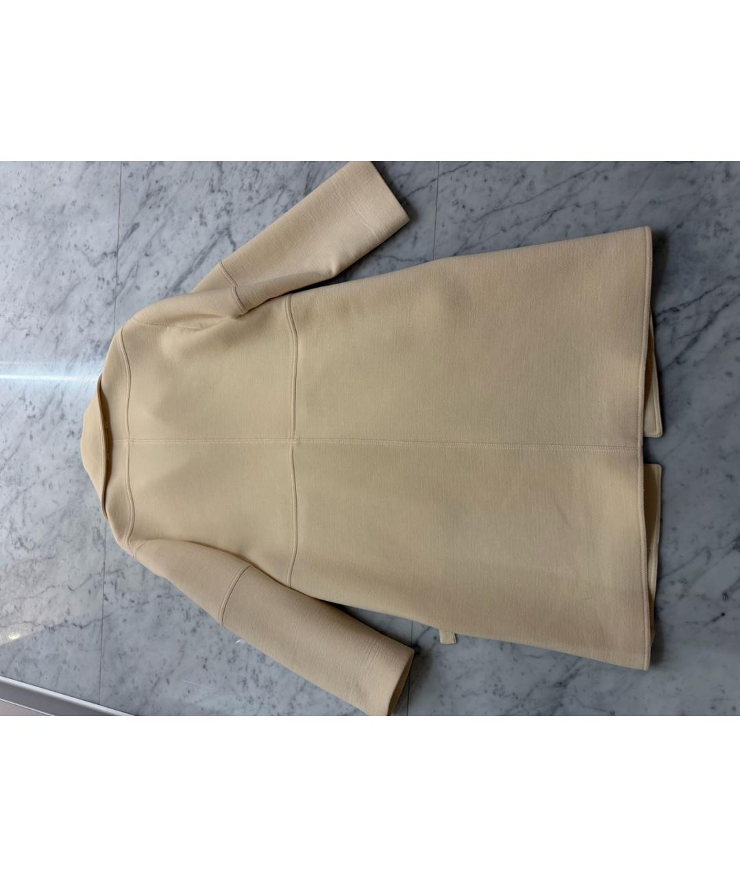 CHRISTIAN DIOR Бежевое шерстяное пальто, фото 5