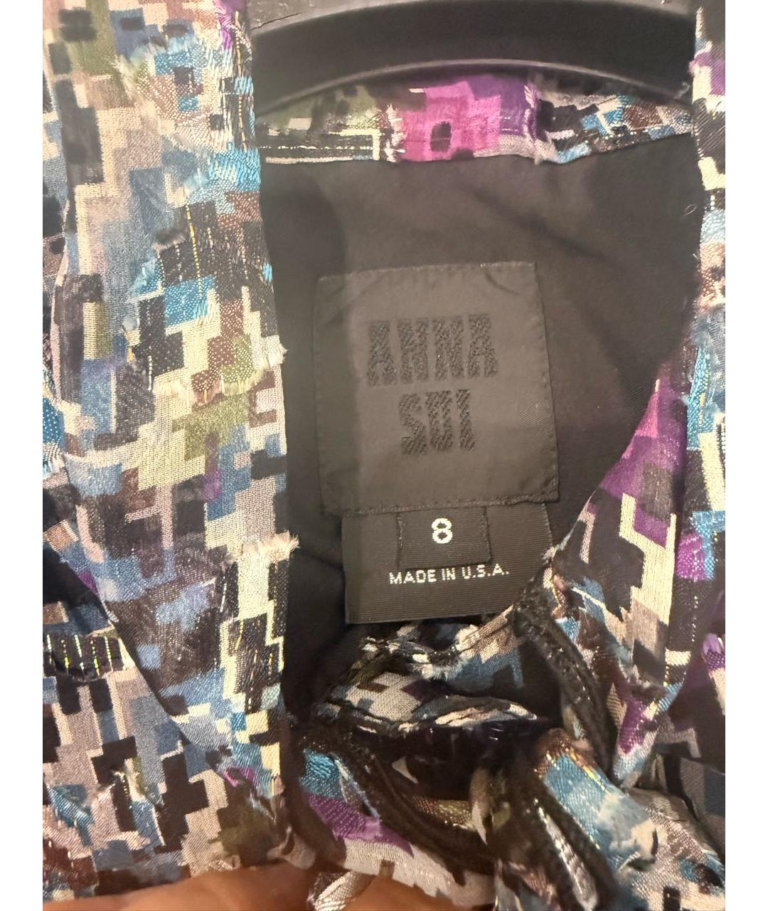 ANNA SUI Мульти вискозное повседневное платье, фото 2