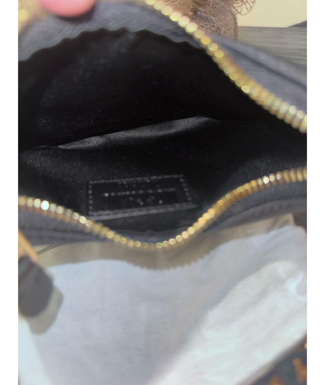 MOSCHINO Черная тканевая сумка через плечо, фото 4