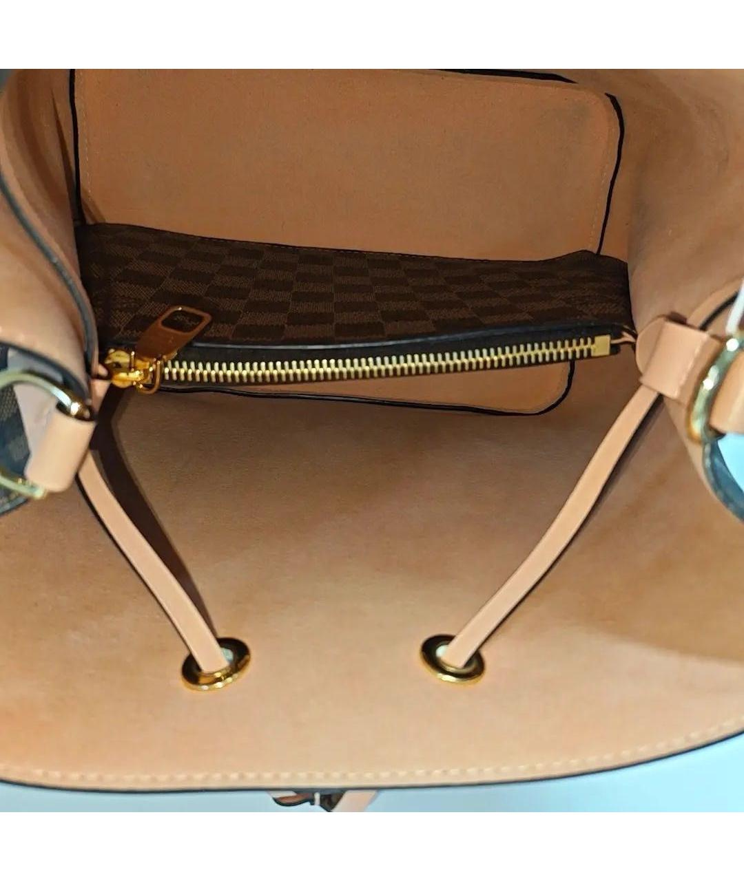 LOUIS VUITTON Коричневая сумка тоут, фото 5