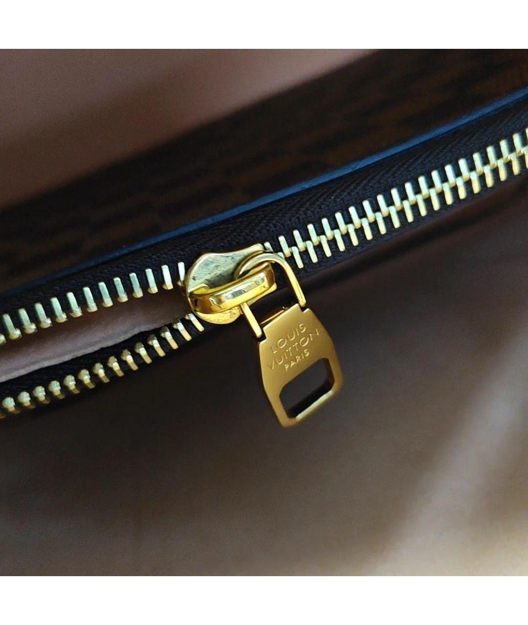 LOUIS VUITTON Коричневая сумка тоут, фото 6