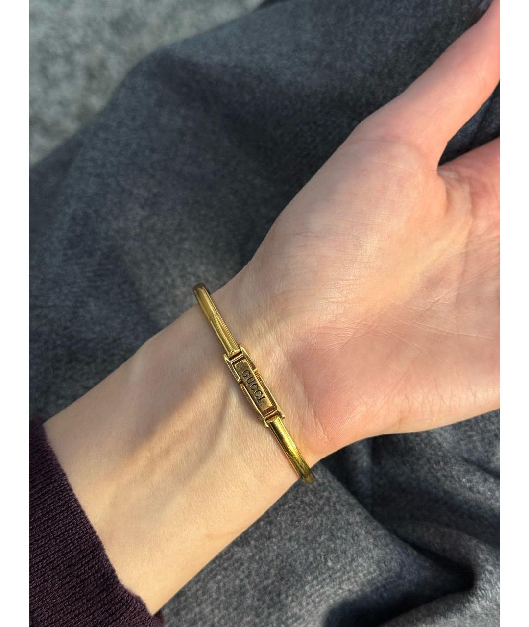 GUCCI Золотые пластиковые часы, фото 8