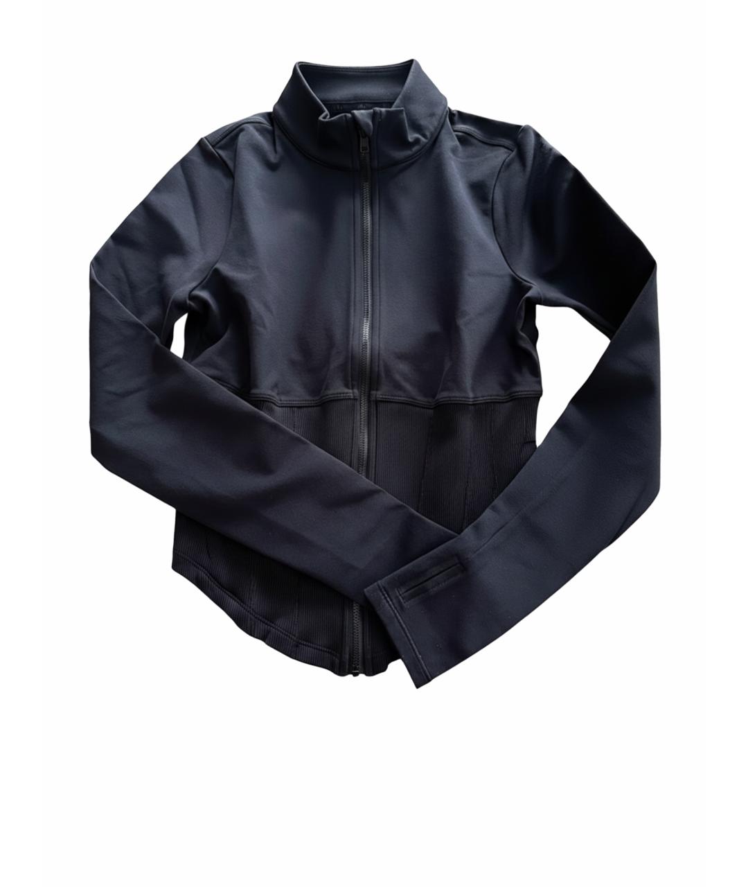 ALO YOGA Черная полиэстеровая спортивная куртка, фото 1