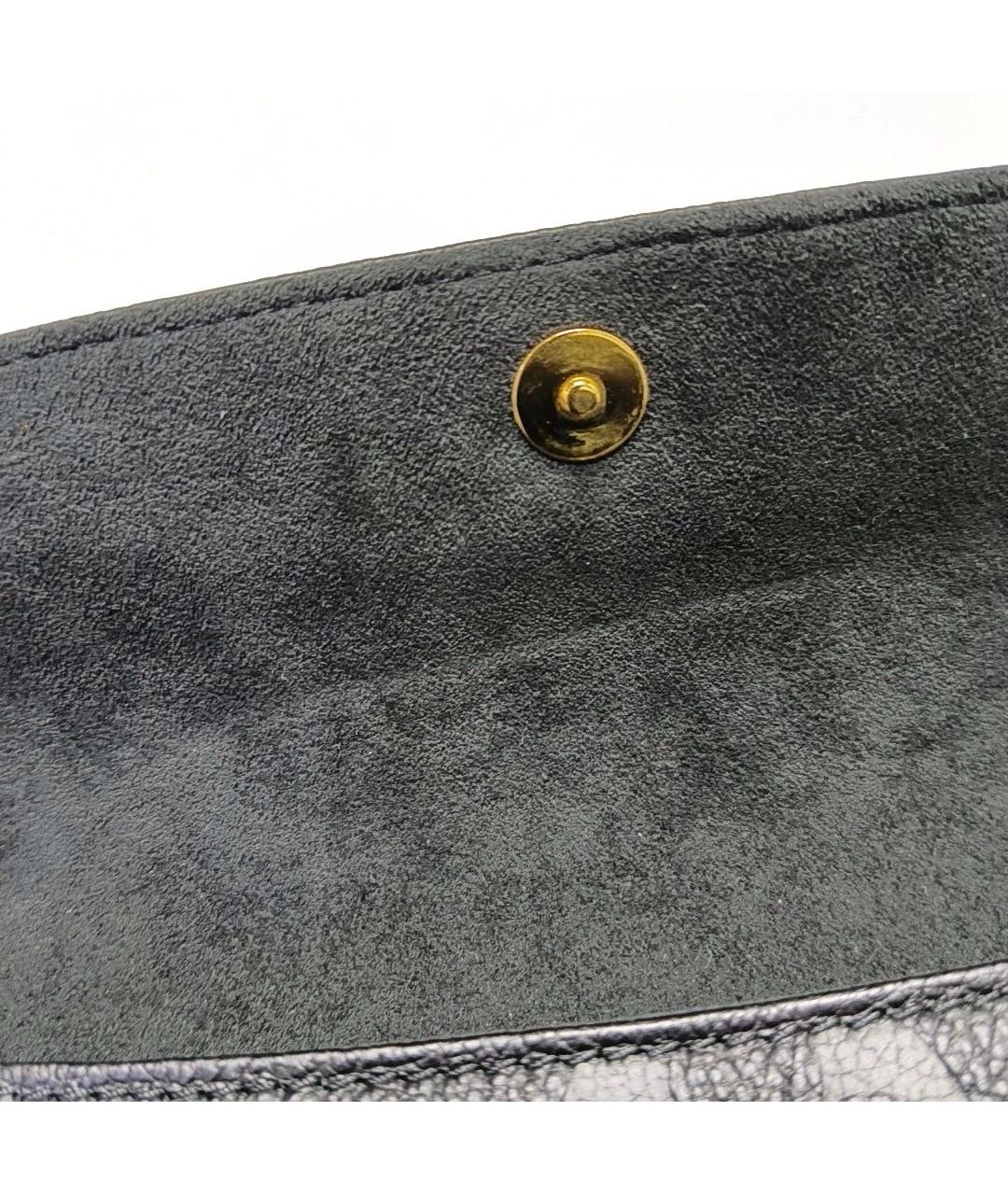 LOUIS VUITTON Черная кожаная сумка через плечо, фото 5