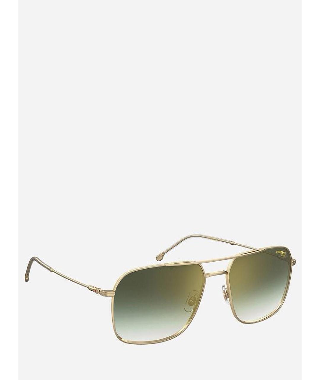 CARRERA Y CARRERA Золотые металлические солнцезащитные очки, фото 2