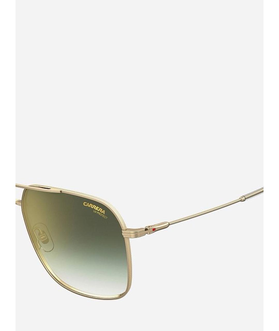 CARRERA Y CARRERA Золотые металлические солнцезащитные очки, фото 4