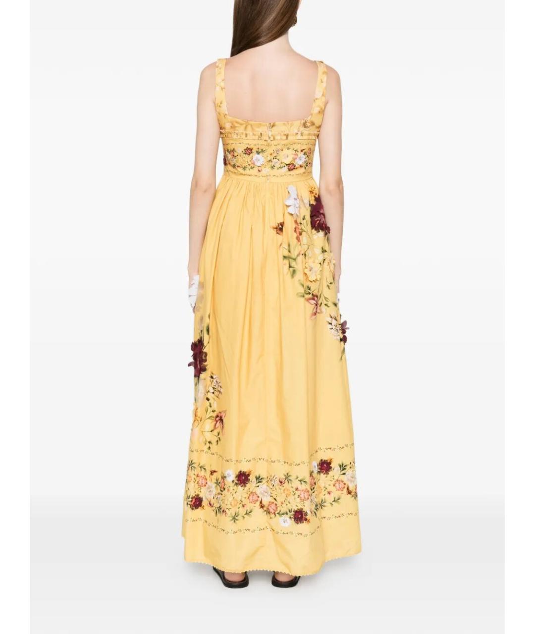 DITA Желтое хлопковое платье, фото 5