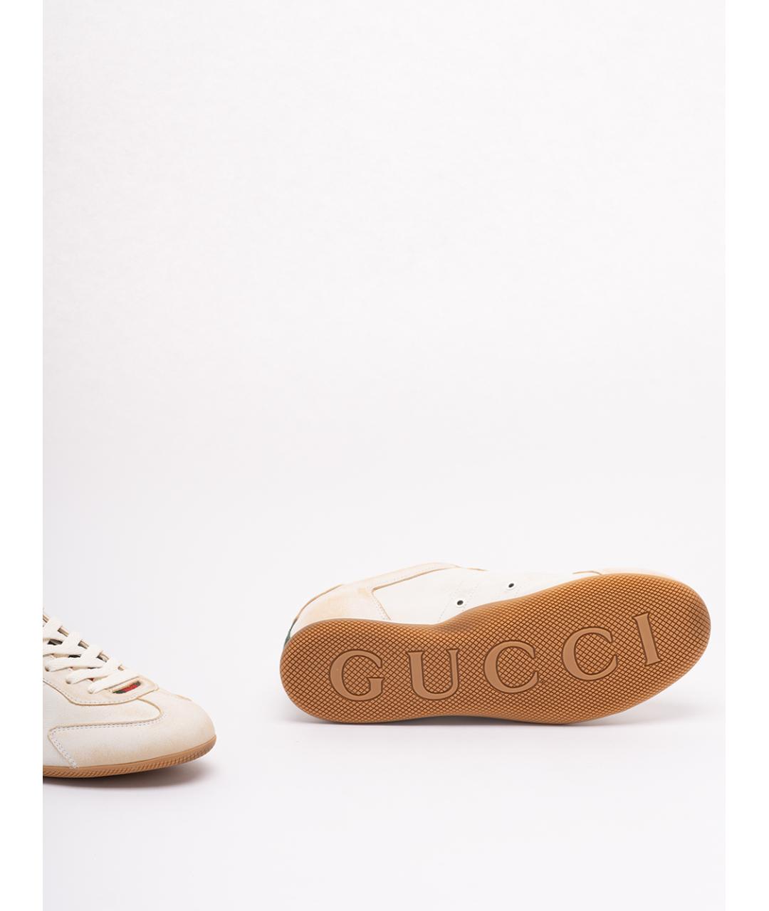 GUCCI Мульти кожаные кроссовки, фото 4