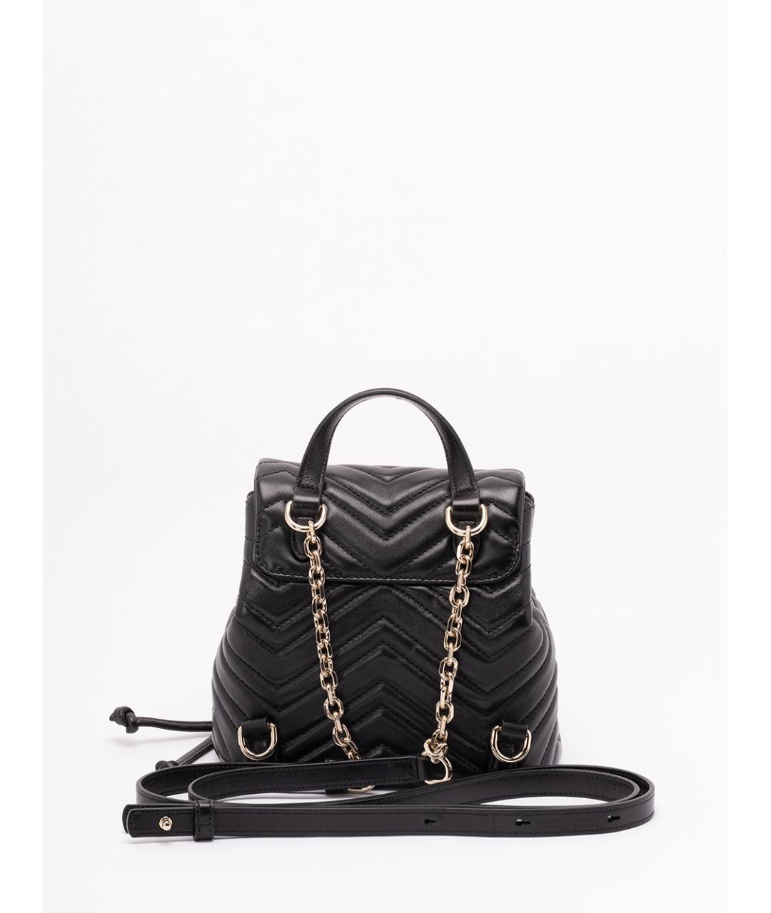 GUCCI Черный кожаный рюкзак, фото 2