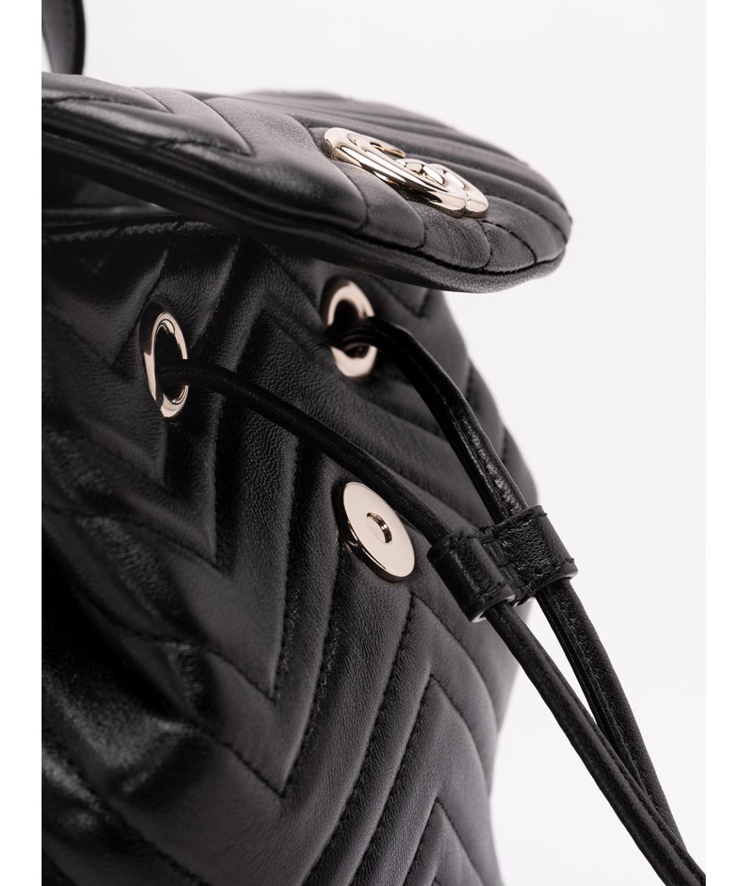 GUCCI Черный кожаный рюкзак, фото 5