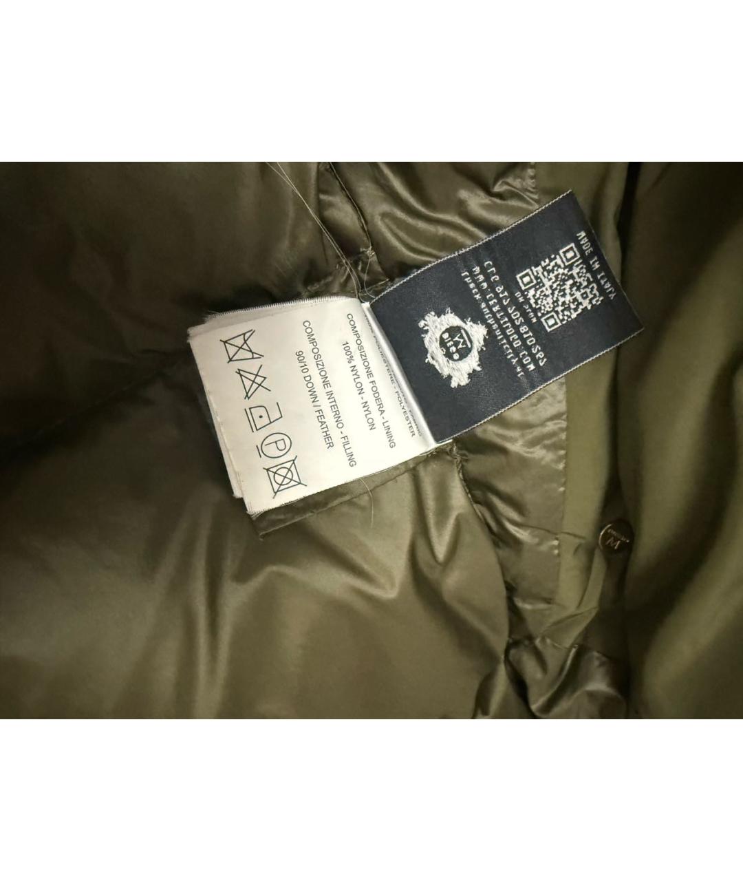 DIEGO M Хаки пуховик, фото 3