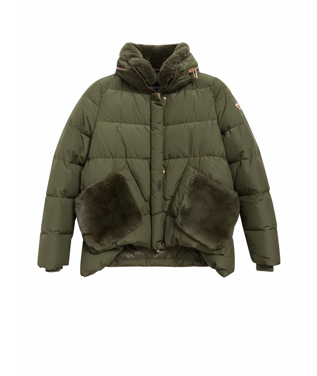 DIEGO M Хаки пуховик, фото 1