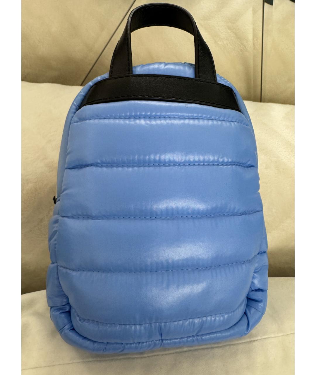 MONCLER Голубой рюкзак, фото 3