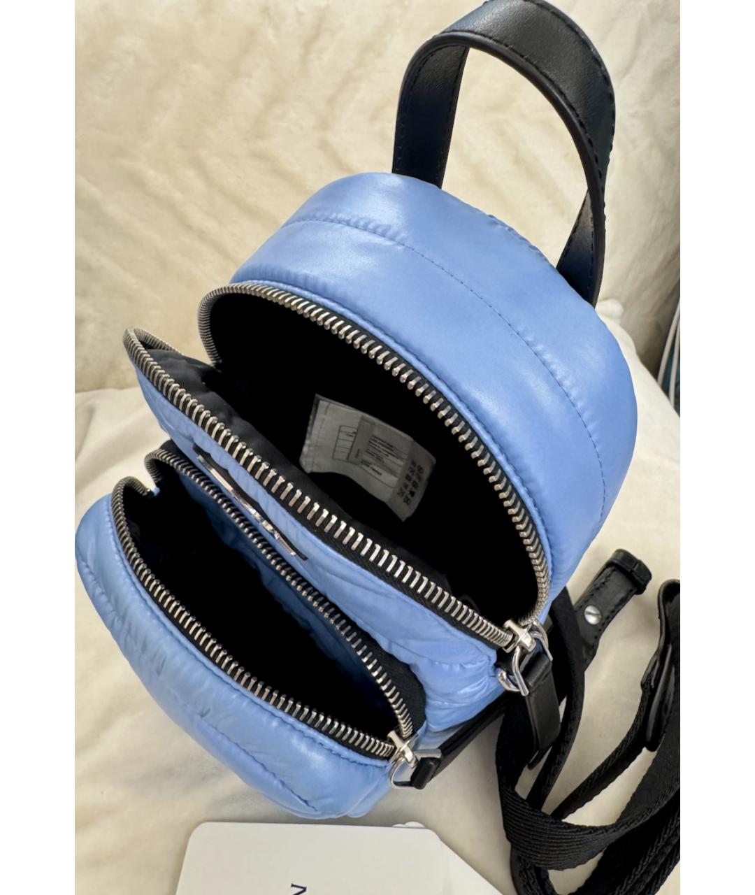 MONCLER Голубой рюкзак, фото 4