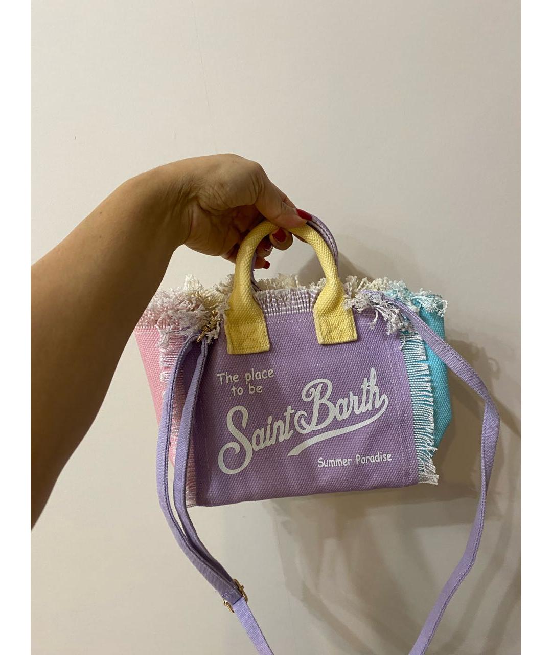 St. Barth Мульти хлопковая пляжная сумка, фото 3
