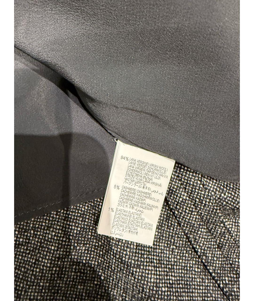 BRUNELLO CUCINELLI Серый шерстяной жакет/пиджак, фото 5