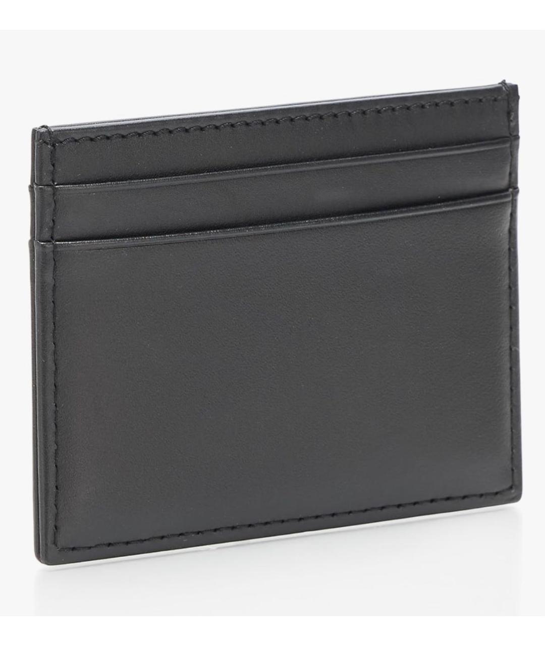 HUGO BOSS Черный кожаный кардхолдер, фото 2
