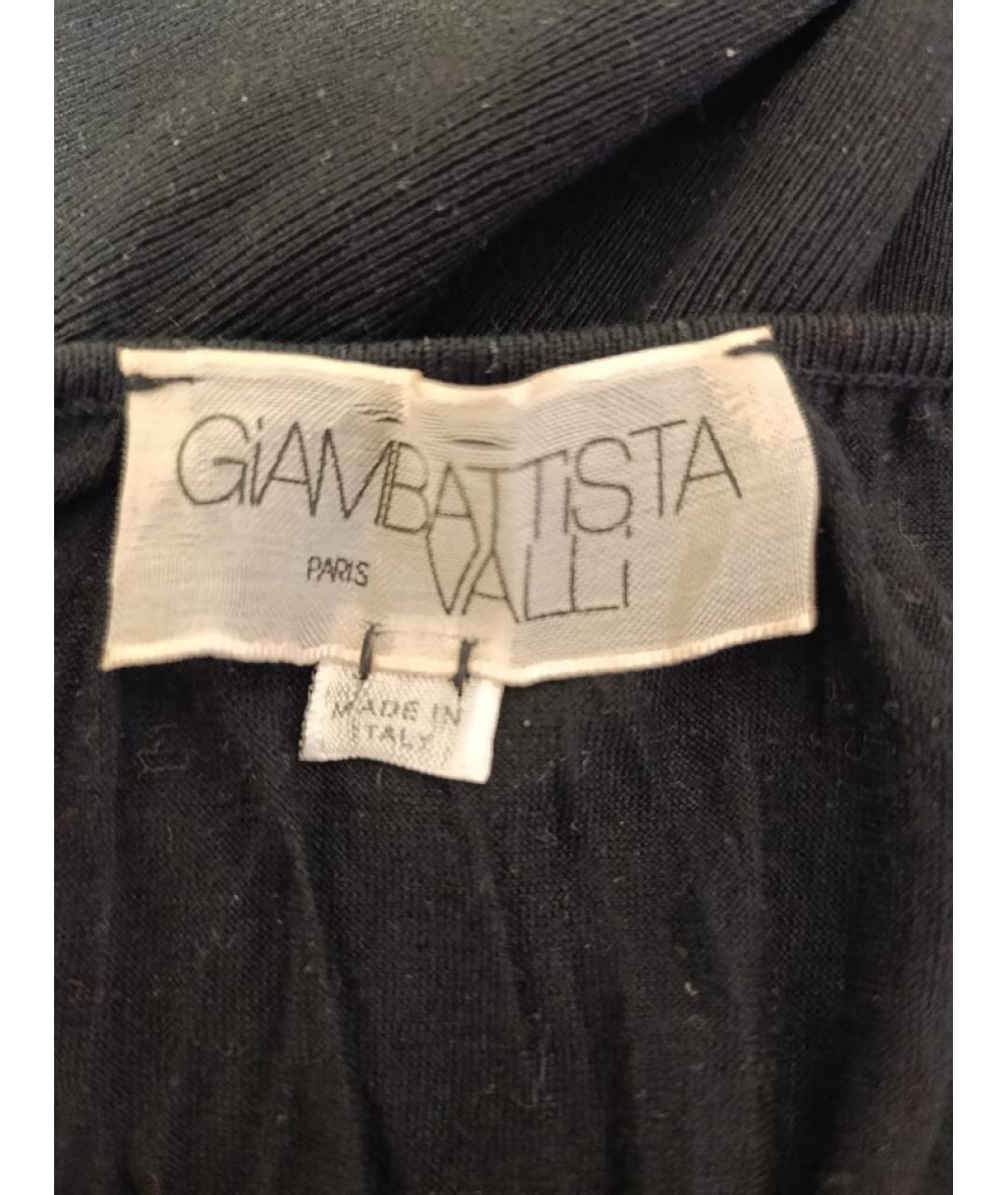 GIAMBATTISTA VALLI Черная шелковая блузы, фото 3