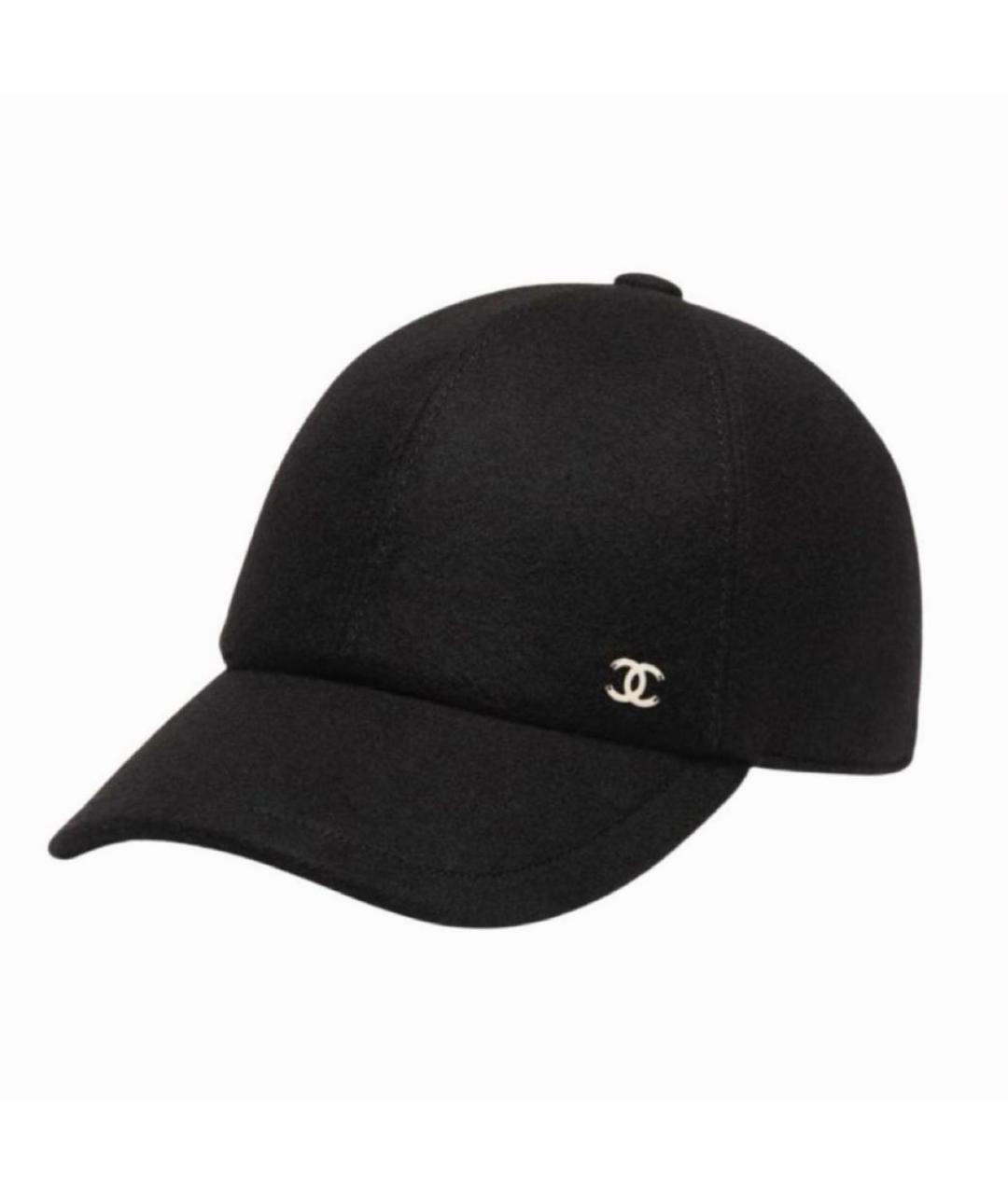 CHANEL Черный кашемировый капюшон, фото 3