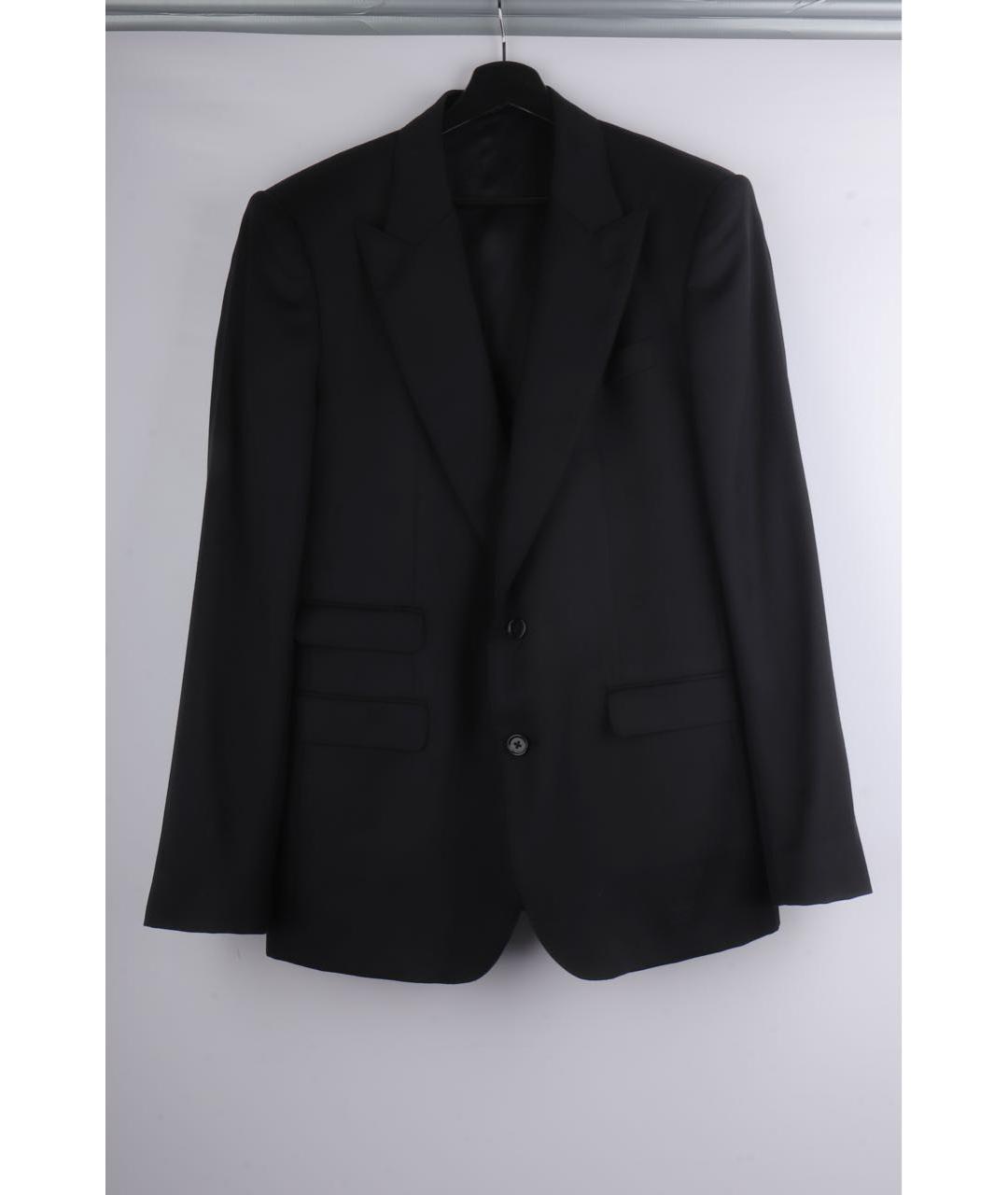 DOLCE&GABBANA Черный шерстяной пиджак, фото 8