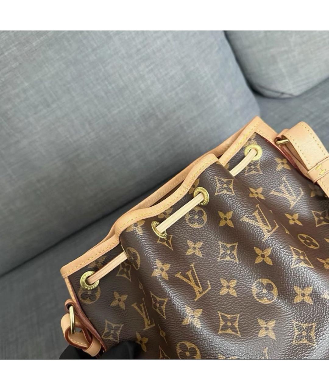 LOUIS VUITTON Коричневая сумка тоут, фото 6