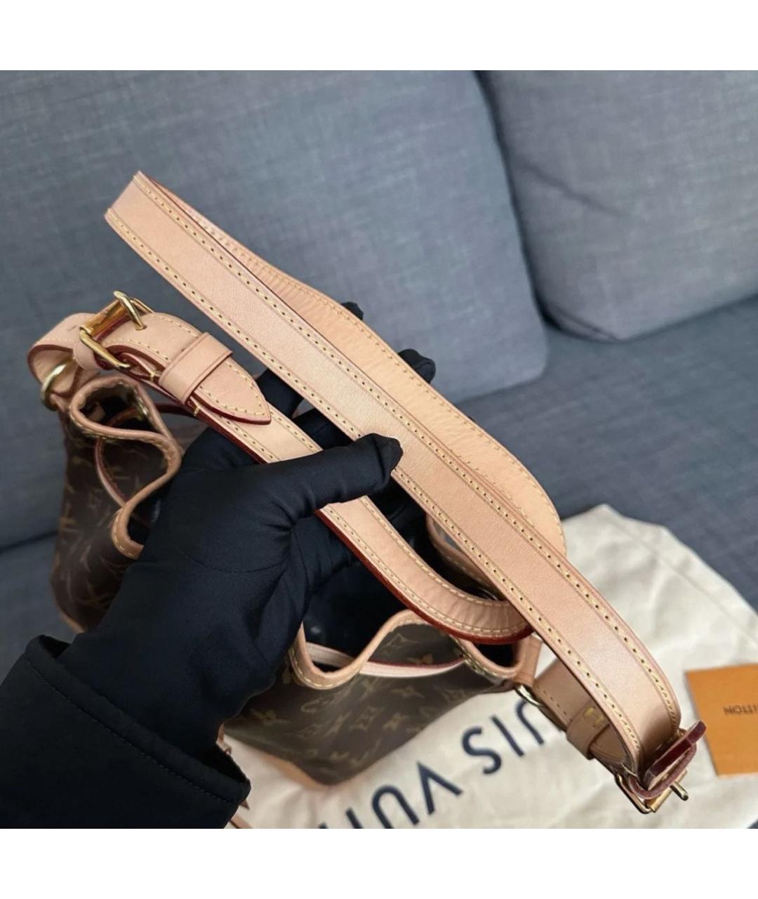 LOUIS VUITTON Коричневая сумка тоут, фото 5