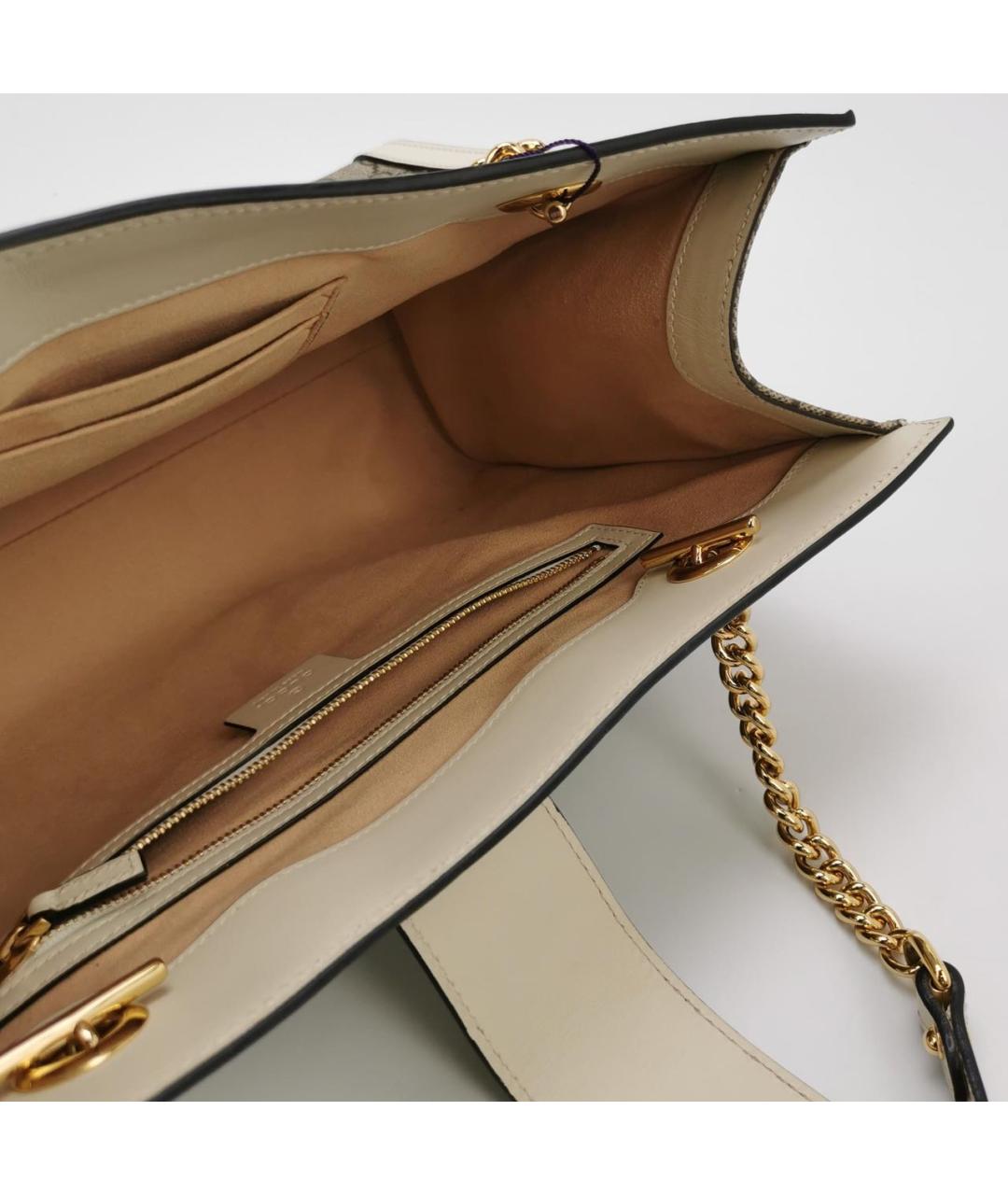 GUCCI Бежевая сумка тоут, фото 6