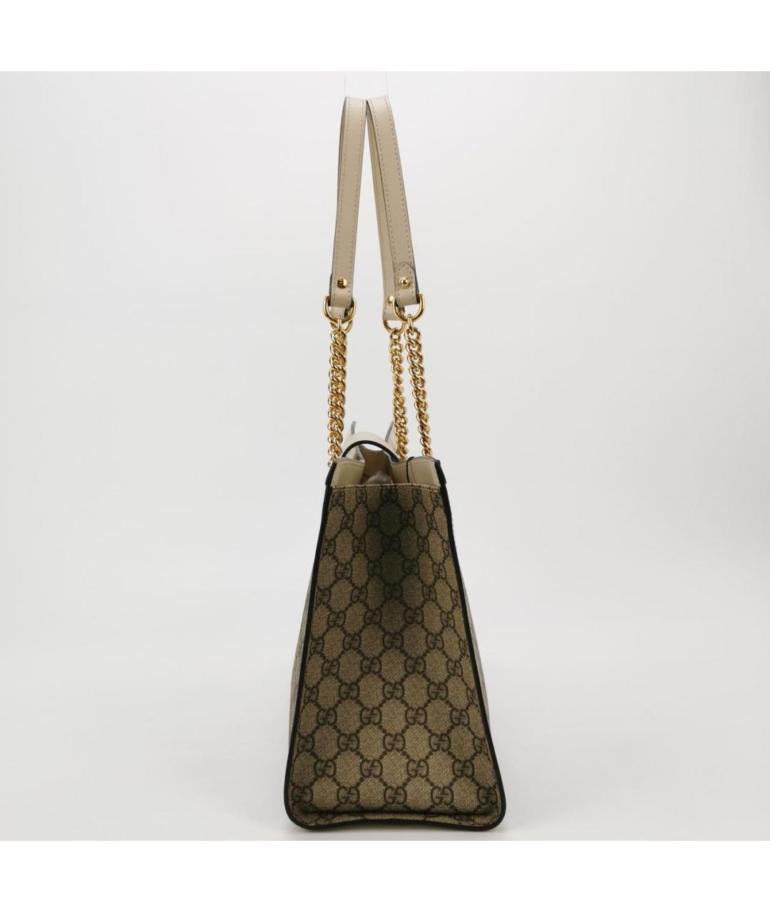 GUCCI Бежевая сумка тоут, фото 3