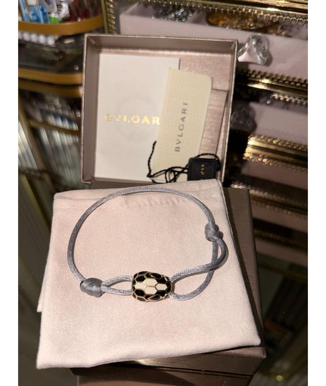 BVLGARI Серый металлический браслет, фото 5