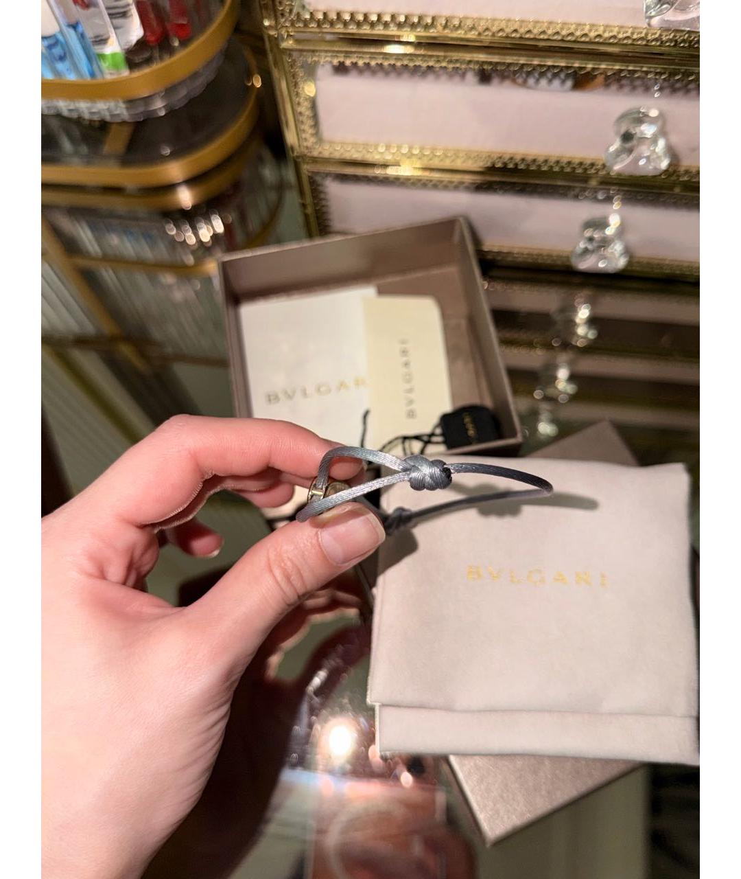 BVLGARI Серый металлический браслет, фото 3