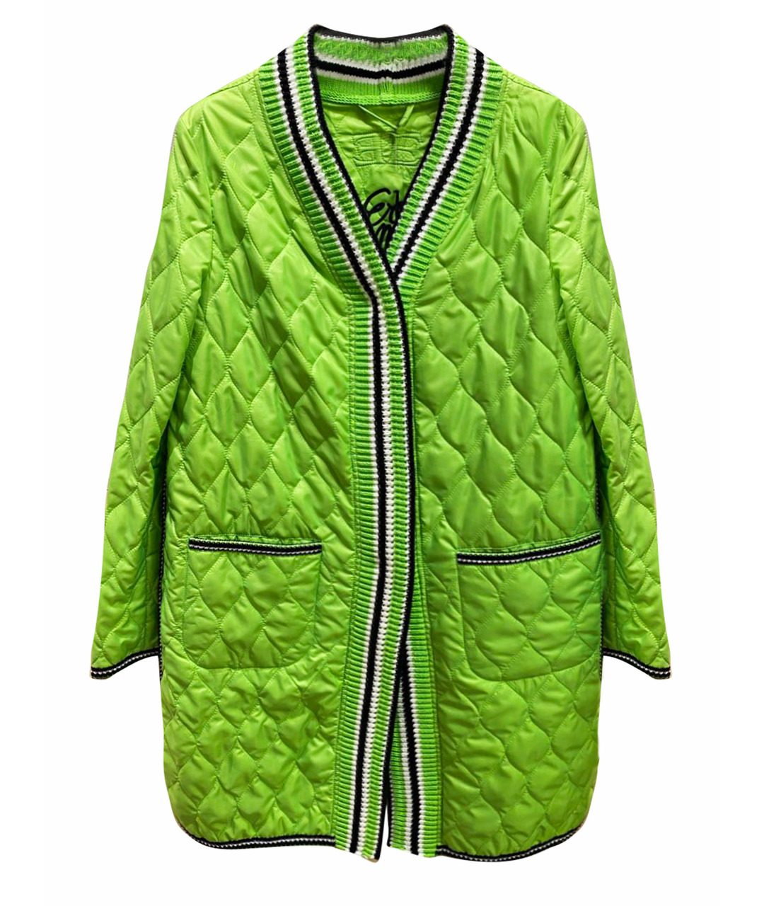 ERMANNO SCERVINO Зеленая полиэстеровая куртка, фото 1