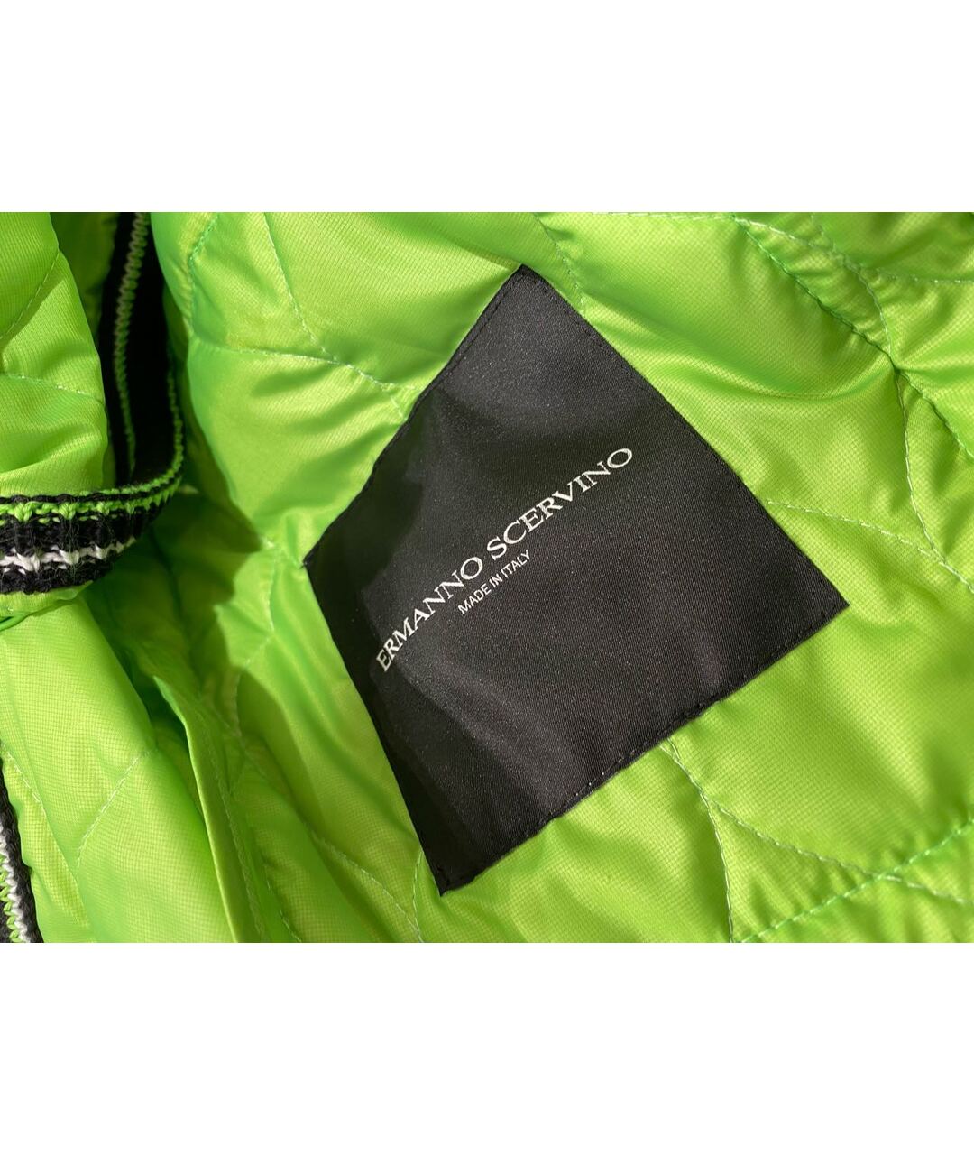 ERMANNO SCERVINO Зеленая полиэстеровая куртка, фото 5