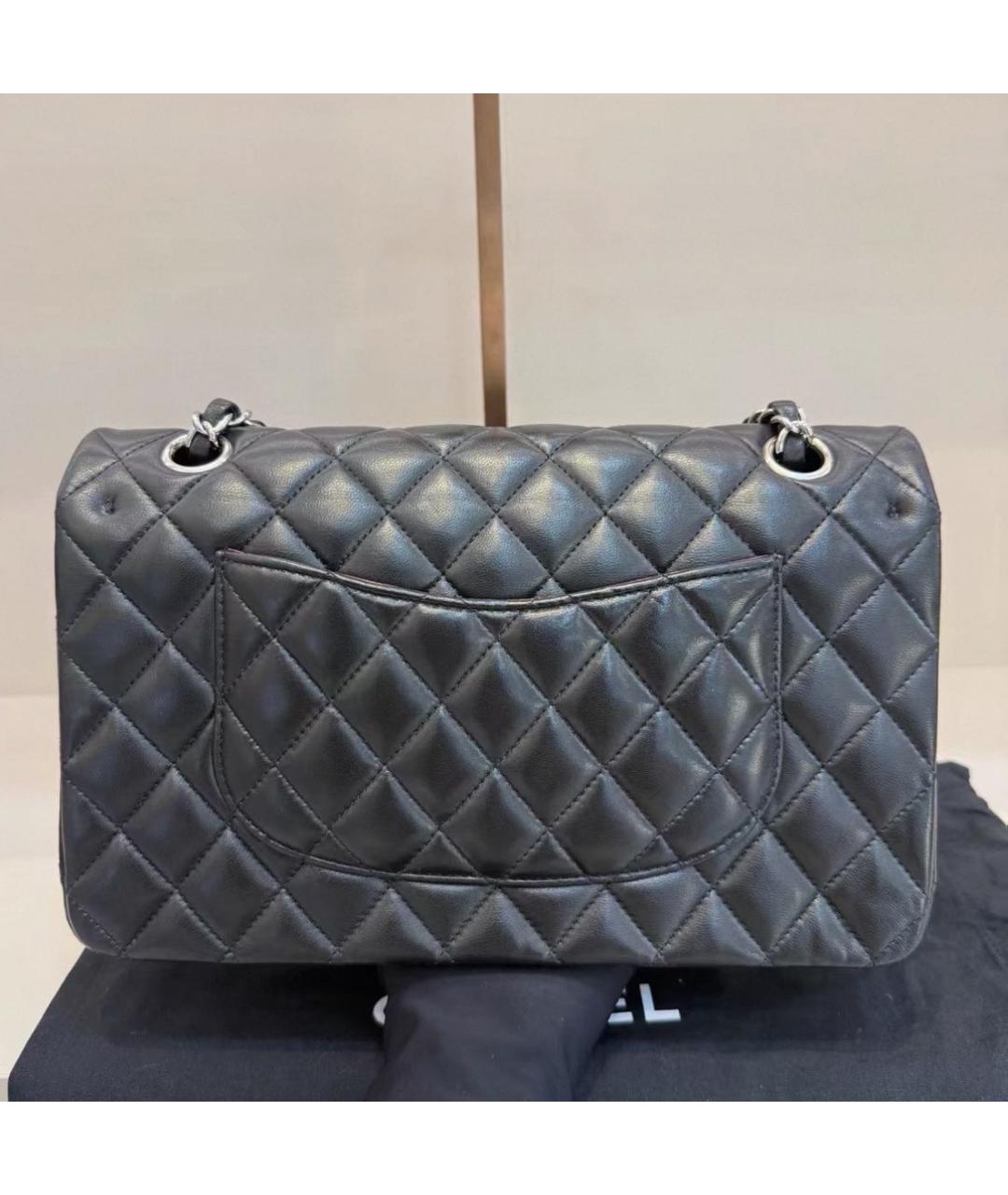 CHANEL Черная кожаная сумка через плечо, фото 3