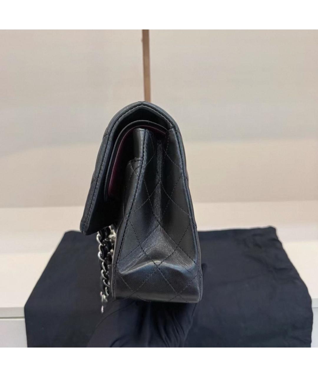 CHANEL Черная кожаная сумка через плечо, фото 6