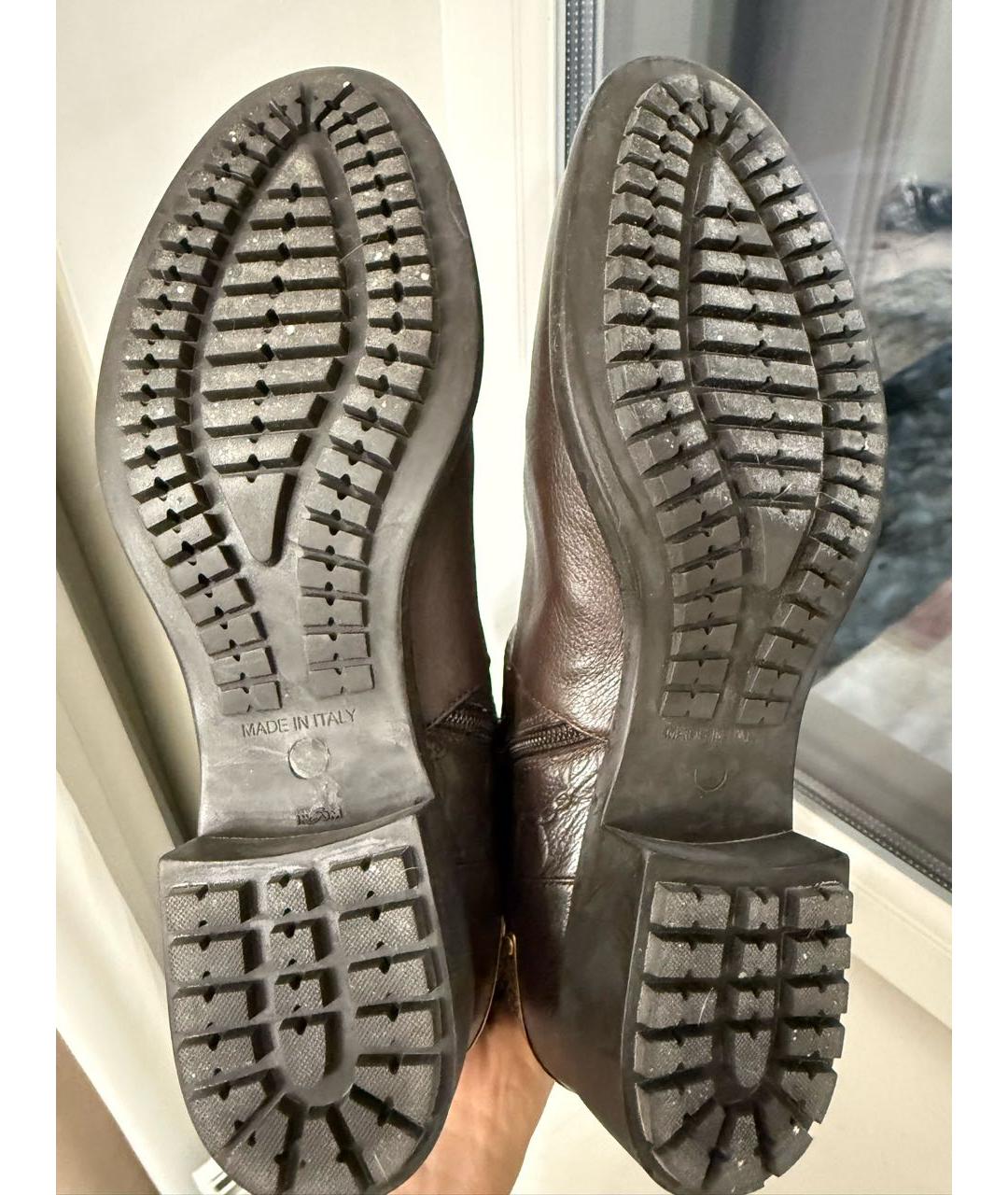 ICEBERG Коричневые кожаные сапоги, фото 6