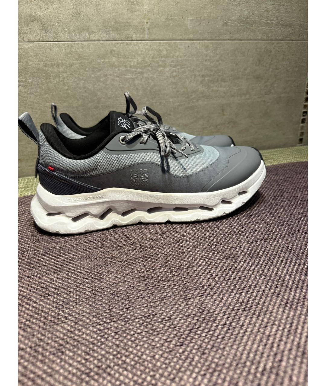 LOEWE Серые низкие кроссовки / кеды, фото 6