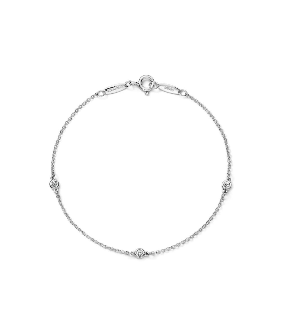 TIFFANY&CO Серебрянный браслет из белого золота, фото 4
