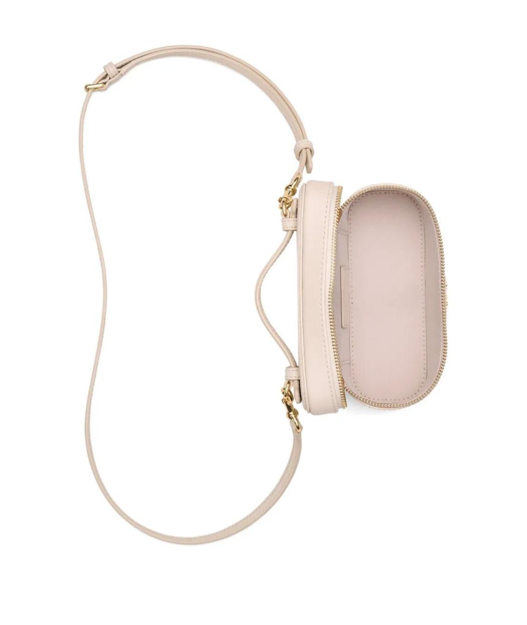 MARC JACOBS Белая кожаная сумка через плечо, фото 4