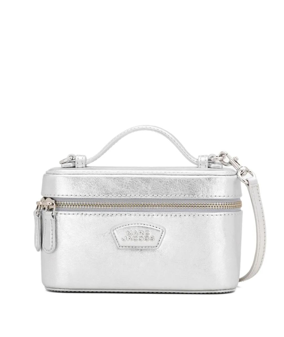 MARC JACOBS Серебряная кожаная сумка через плечо, фото 1