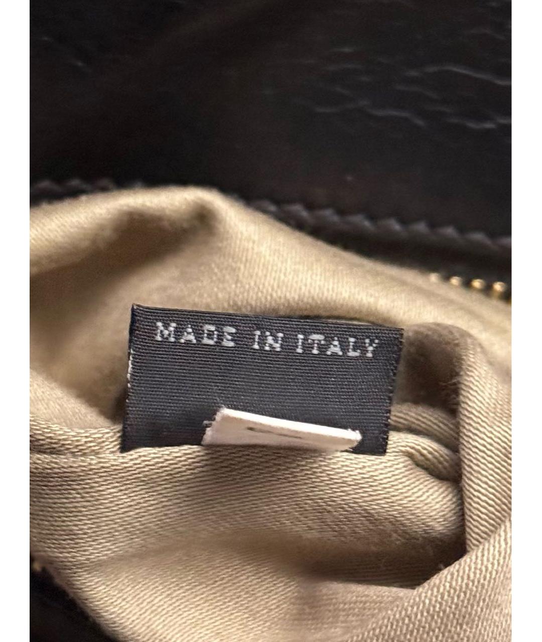 MIU MIU Черная кожаная сумка через плечо, фото 8