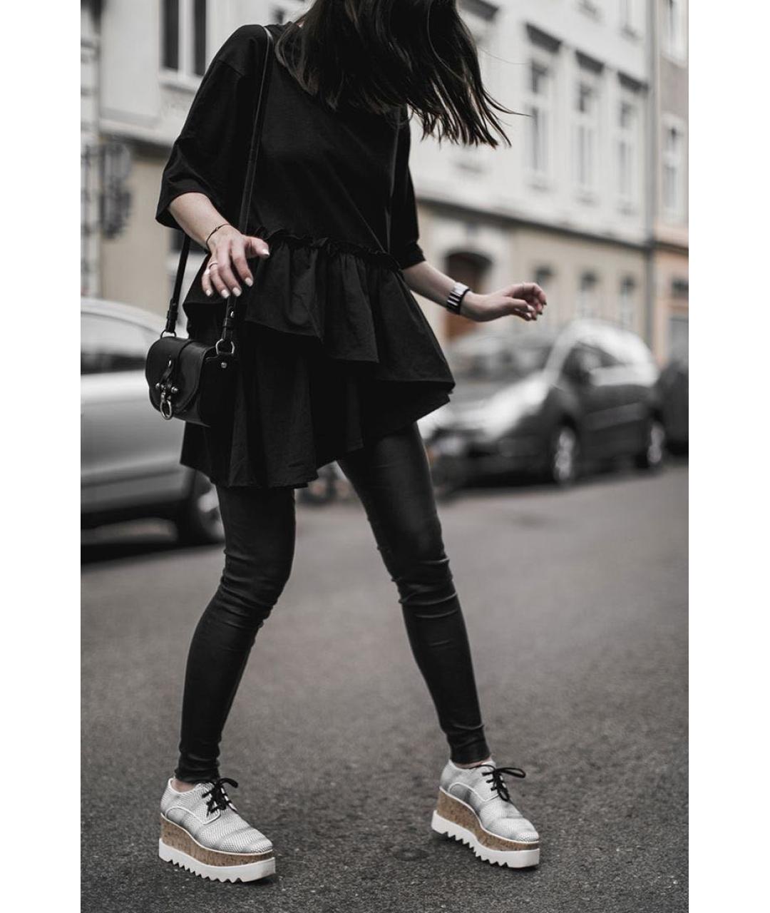 STELLA MCCARTNEY Серые брогги и оксфорды из искусственной кожи, фото 8