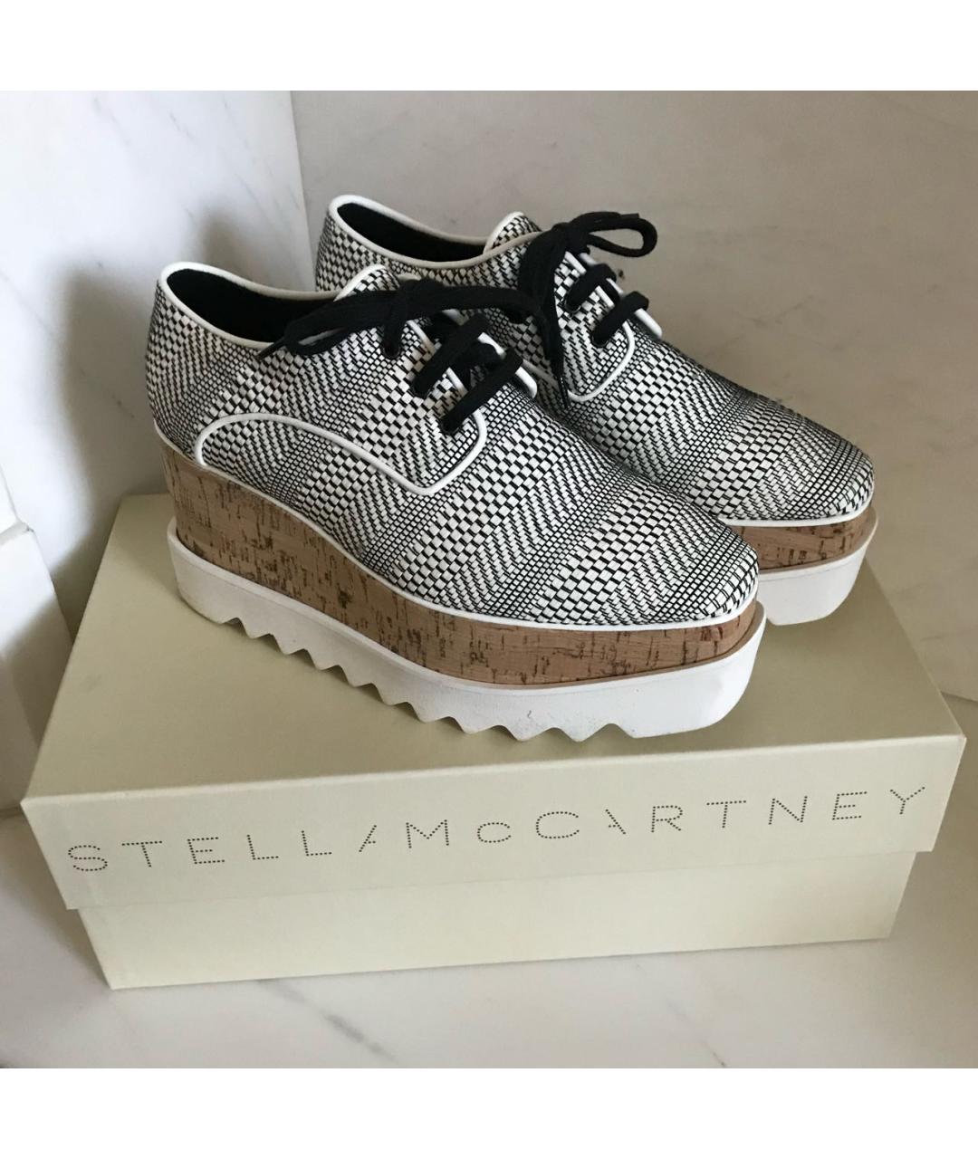 STELLA MCCARTNEY Серые брогги и оксфорды из искусственной кожи, фото 6