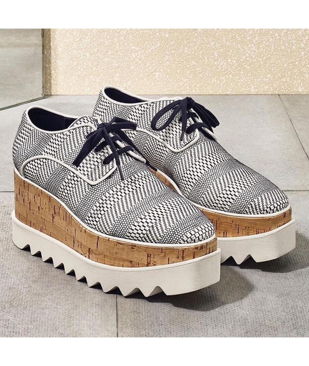 STELLA MCCARTNEY Серые брогги и оксфорды из искусственной кожи, фото 2