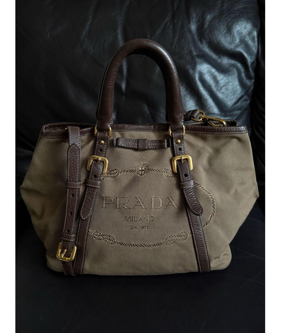 PRADA Коричневая сумка через плечо, фото 2