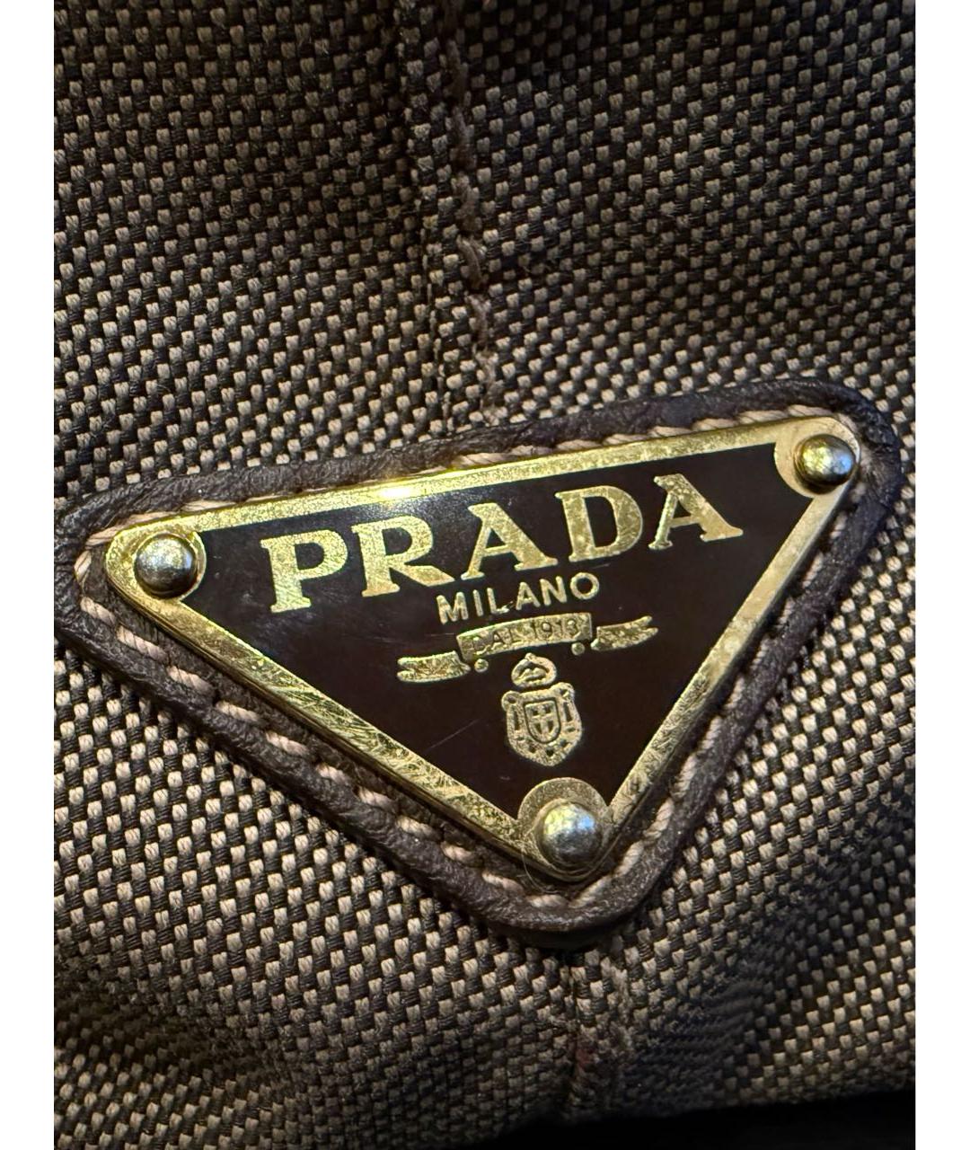 PRADA Коричневая сумка через плечо, фото 8