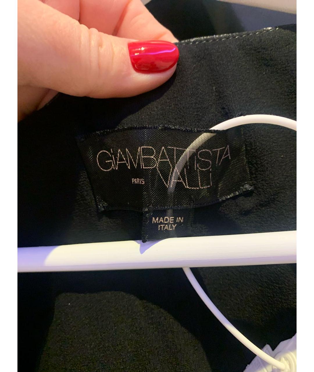 GIAMBATTISTA VALLI Серебряное ацетатное платье, фото 3