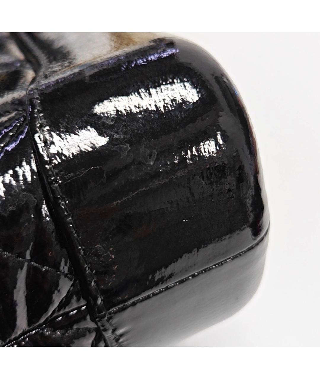 CHANEL Черная кожаная сумка через плечо, фото 8