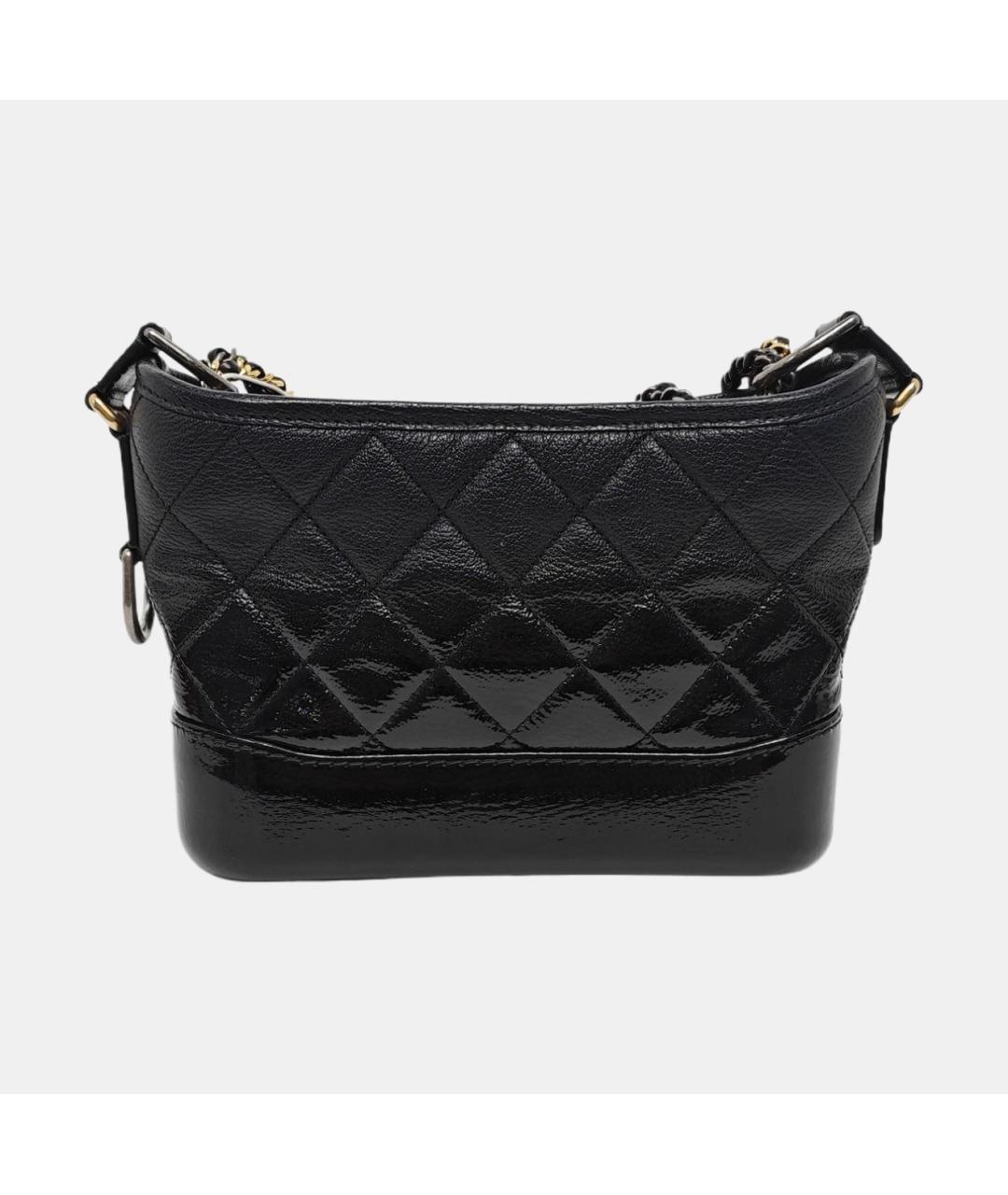 CHANEL Черная кожаная сумка через плечо, фото 4