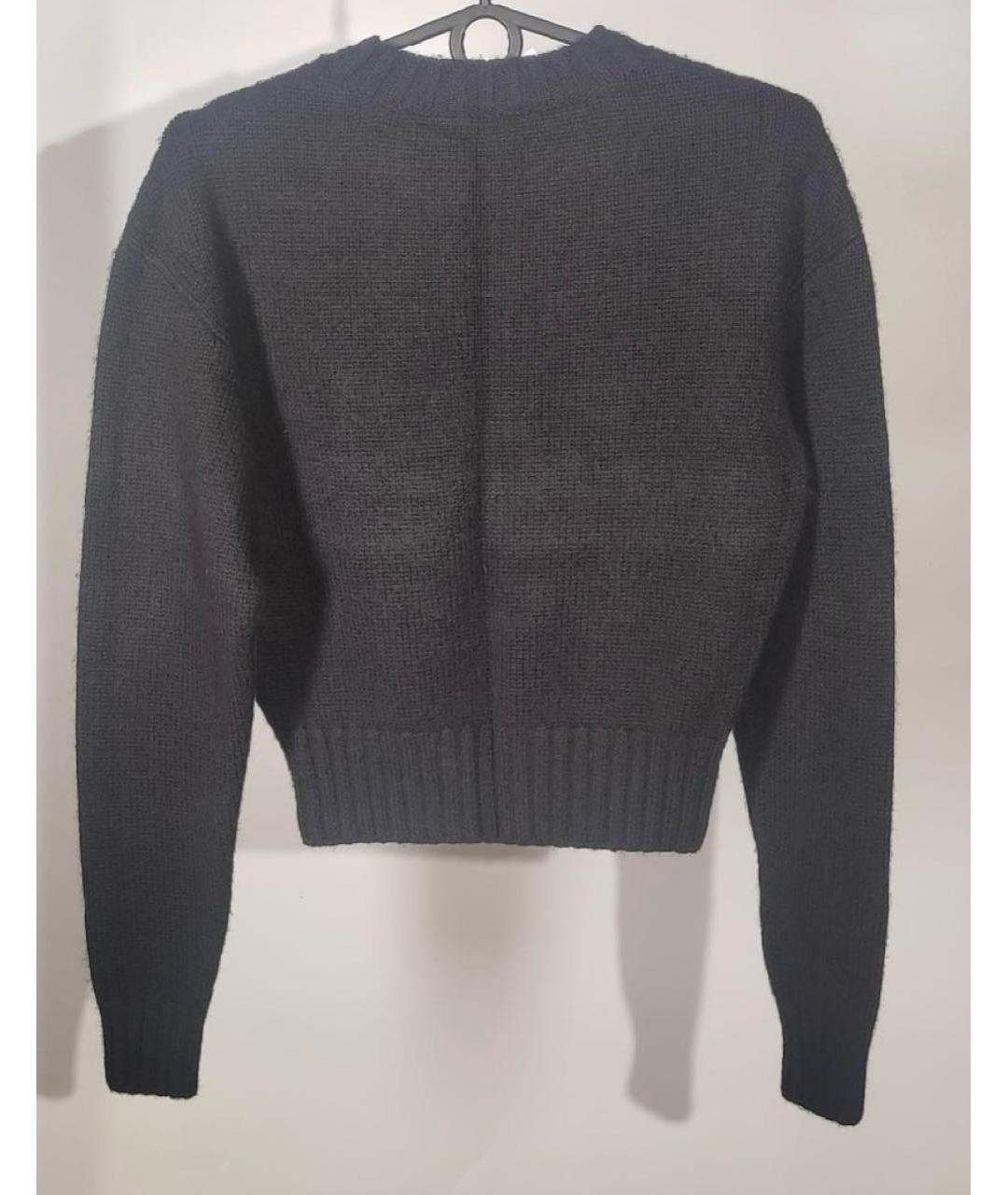 CHANEL Черный шерстяной джемпер / свитер, фото 2